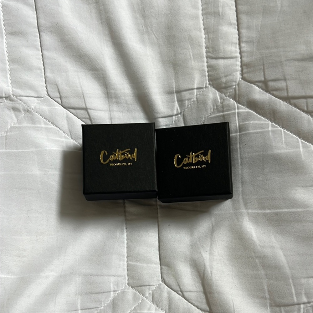 Catbird Black Jewelry Boxes